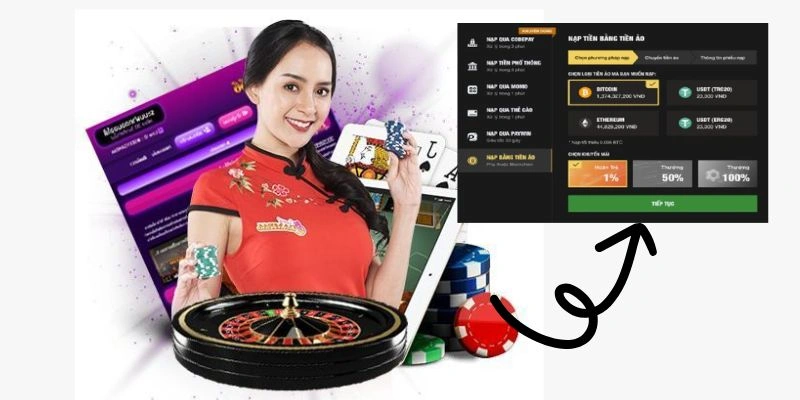 Nạp tiền với thao tác dễ dàng
